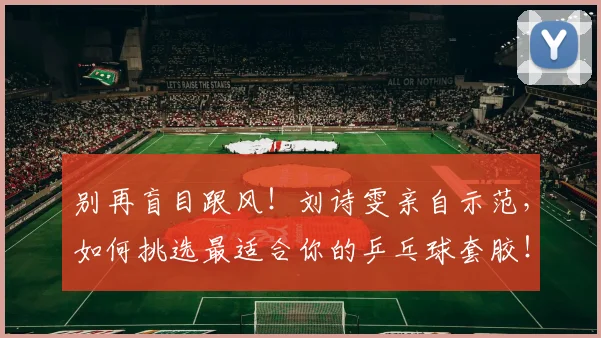 别再盲目跟风!刘诗雯亲自示范,如何挑选最适合你的乒乓球套胶!